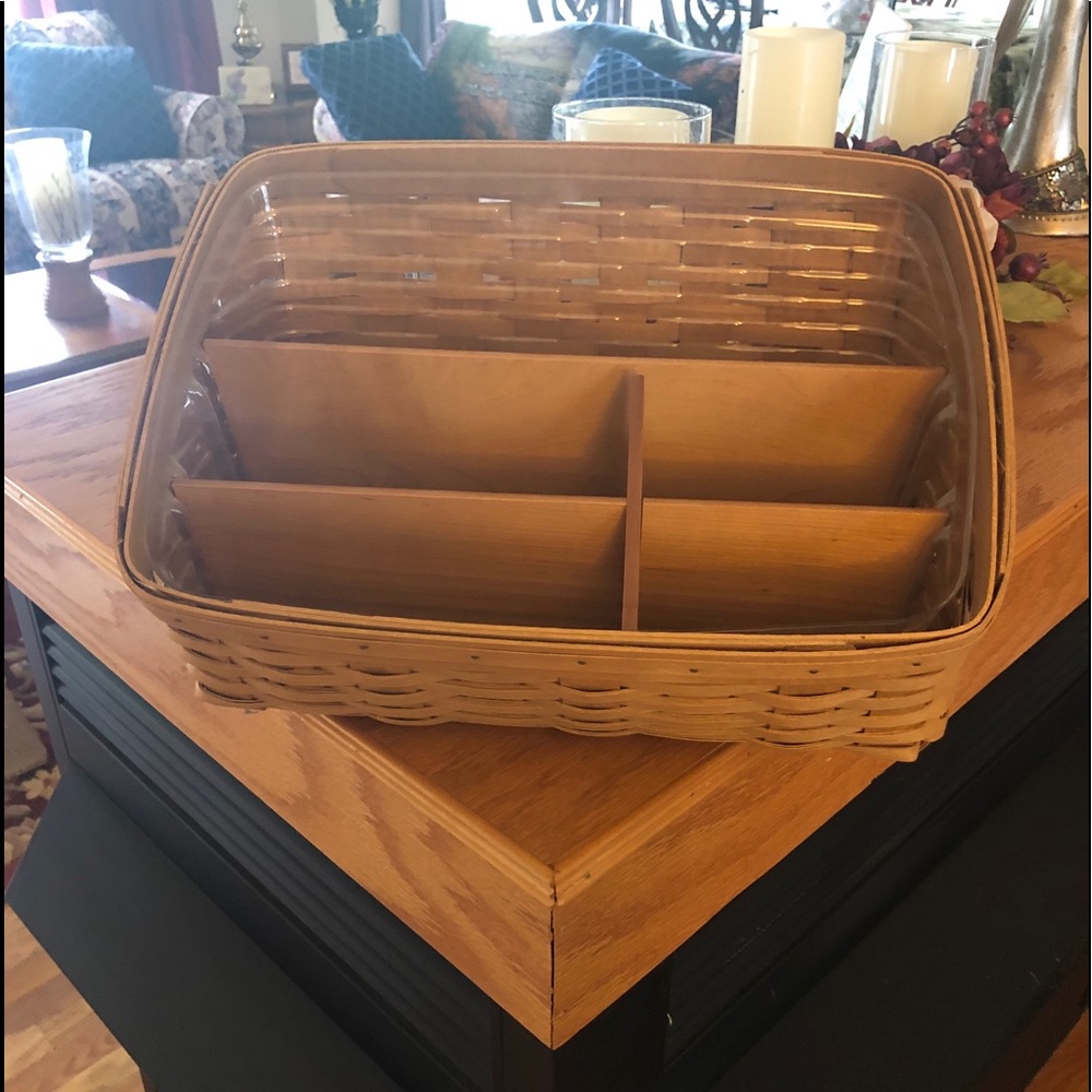 Longaberger Desktop Organizer Basket